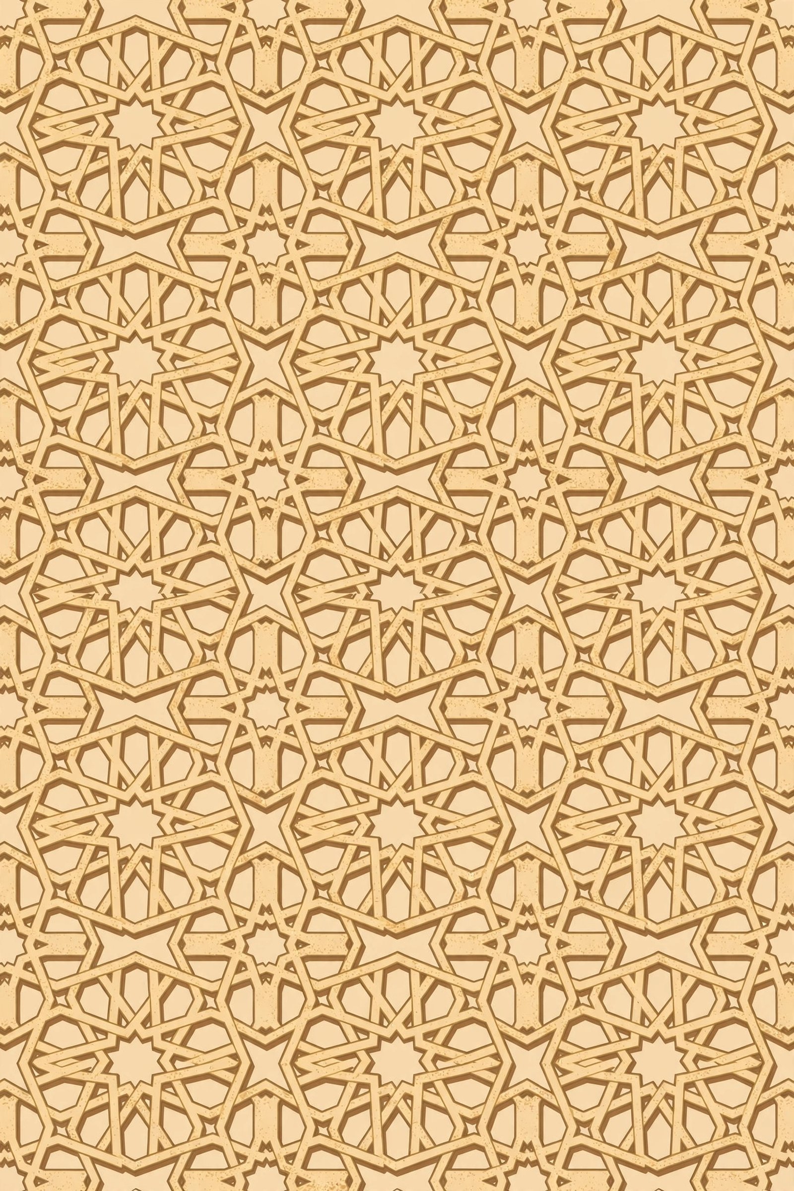  "Mughal jali lattice screen in carved sandstone geometric stars"